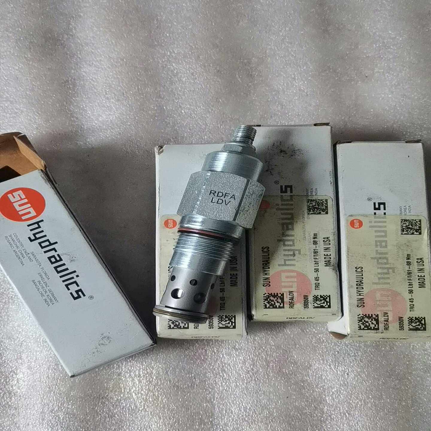 SUN插装阀溢流阀RDFA-LDV，全新原装正品，看上拍-议价