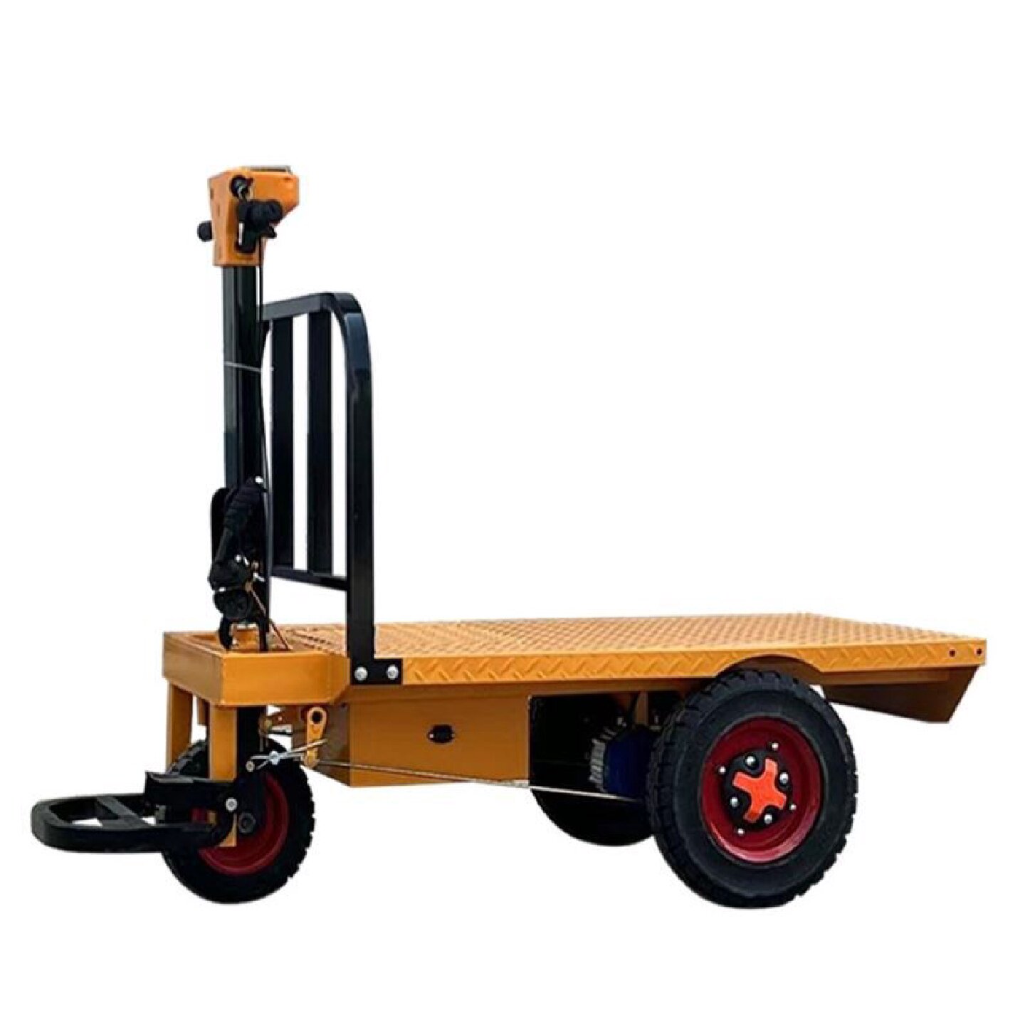 电动平板车推货车载重王摆摊车搬运车手推拉货四轮车运货车运输车