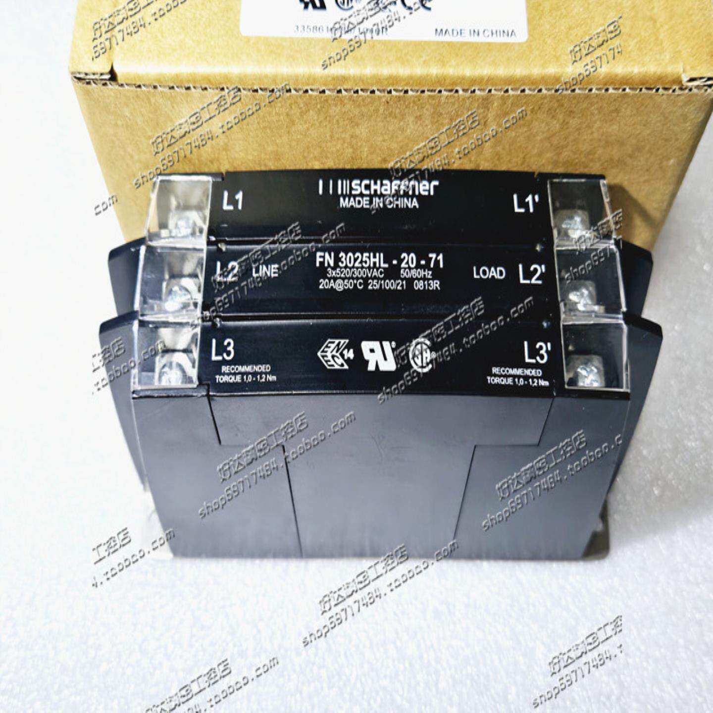 原装SCHAFFNER夏弗纳三相电源滤波器FN3025HL-20-71现货30-71