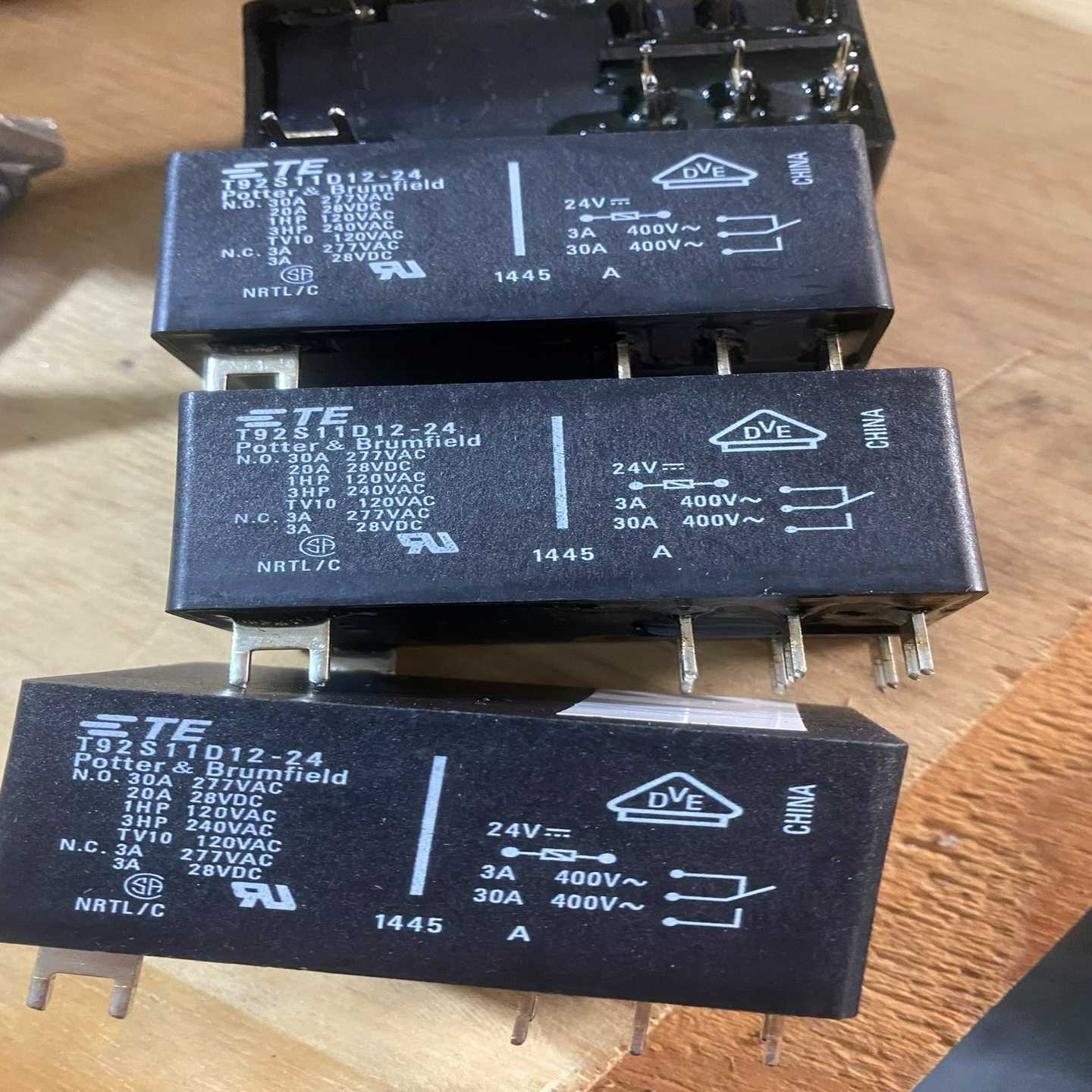 泰科继电器T92S7D12-246脚24VDC运询价