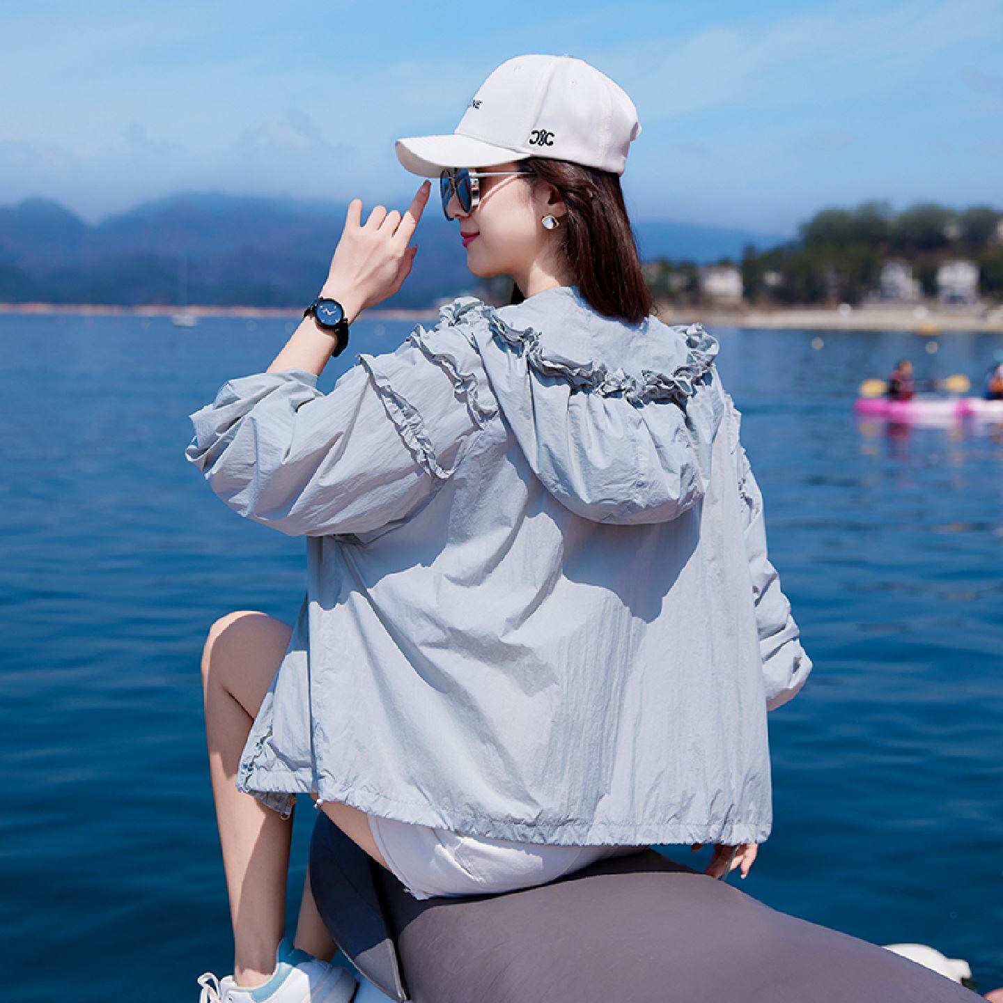 抗UV防晒衣女夏季2025新款超火薄款女士外套巨好看女款防晒服