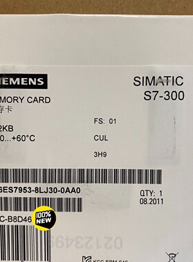 【询价】6ES7953-8LJ30-0AA0S7-300CPU