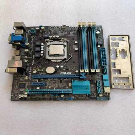华硕B75M一PLUS，双通道DDR3内存，CPU3--议价商品