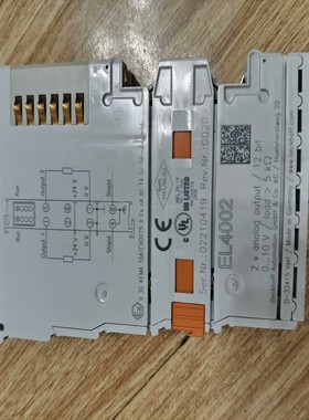 倍福EL4002模拟量输出模块，德国原装进口，2路模拟输出，--议价