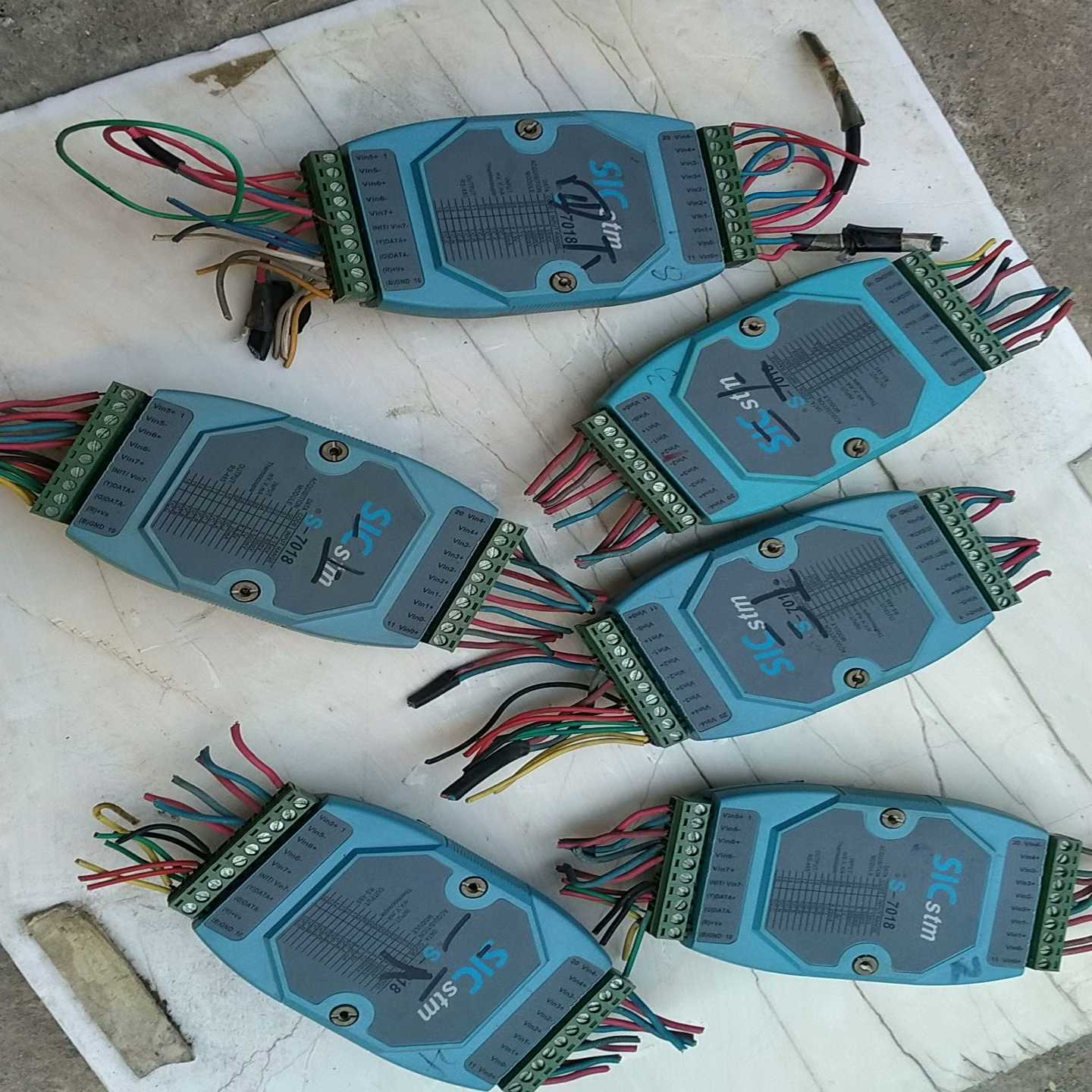 雪迪龙S-7018热电偶模拟量采集模块6个，成色一般功能~询价