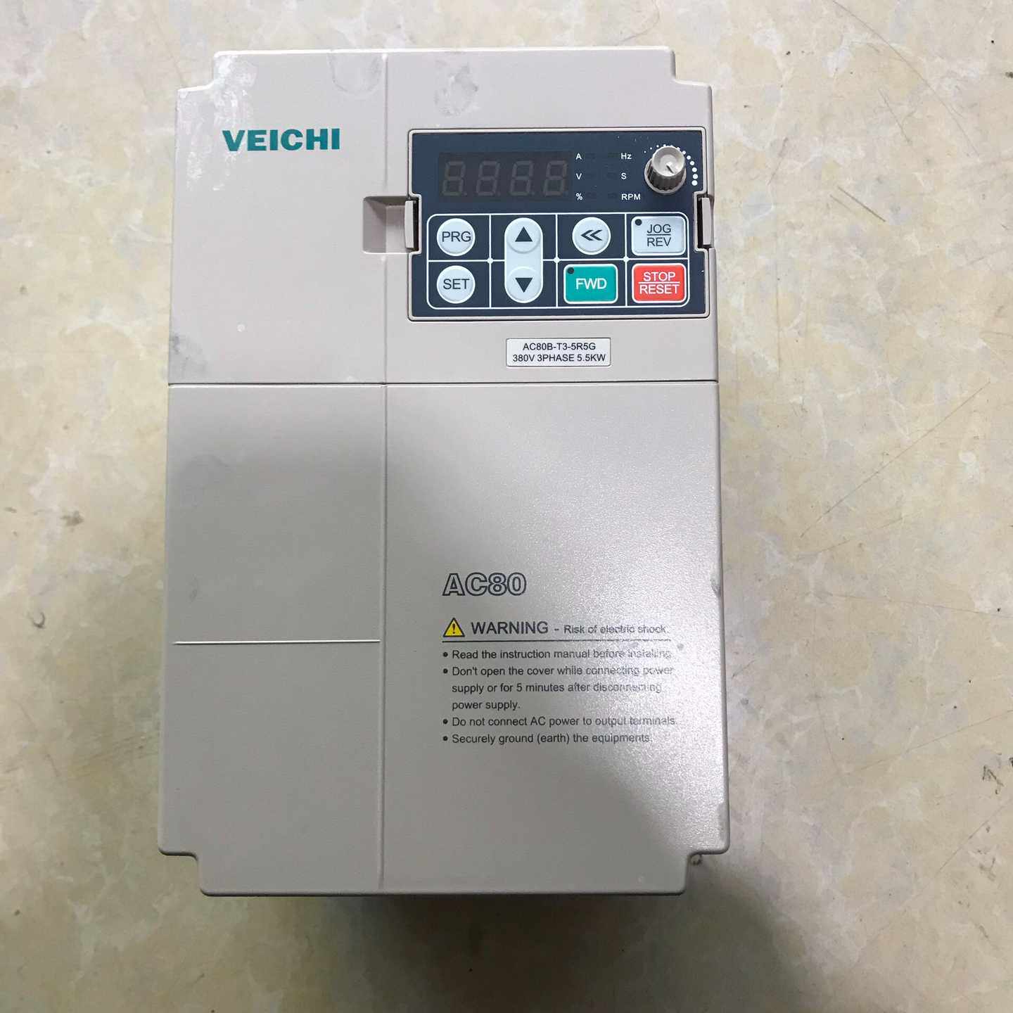 【议价】AC80B-T3-5R5G伟创变频器5.5KW，质量适用