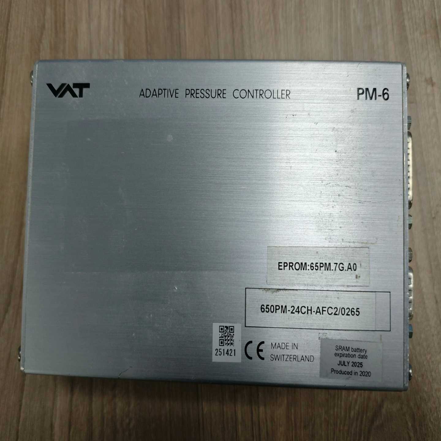 【请询价】瑞士VAT PM-6自适应压力控制器型号650PM-24C