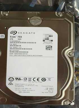 希捷4T，型号ST4000NM0025，SAS服务器硬盘，3
