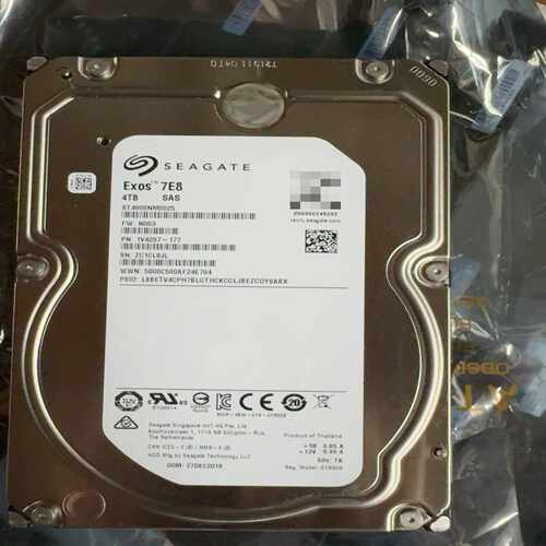 希捷4T，型号ST4000NM0025，SAS服务器硬盘，3