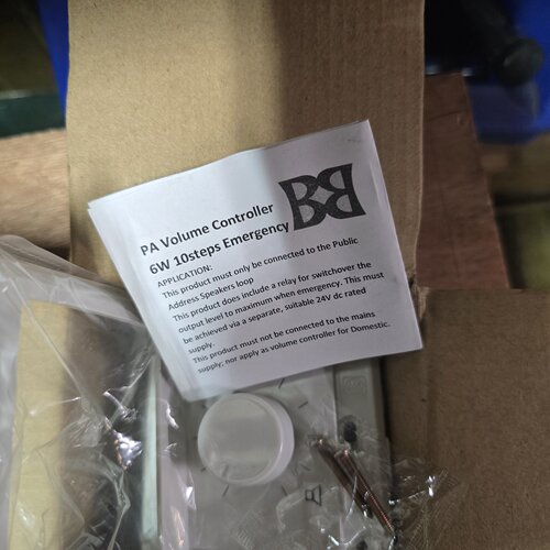PA01153船用音量调节开关6W10段调节报警输-议价