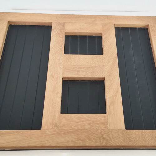 Custom Azimut Teak Cabinet Wood  Rubber Drawer Shelf
