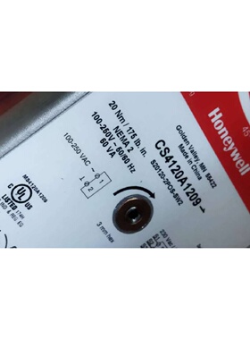 议价原装 CS4120A1209/ Honeywell 电动 风阀执行器 断电自动复位