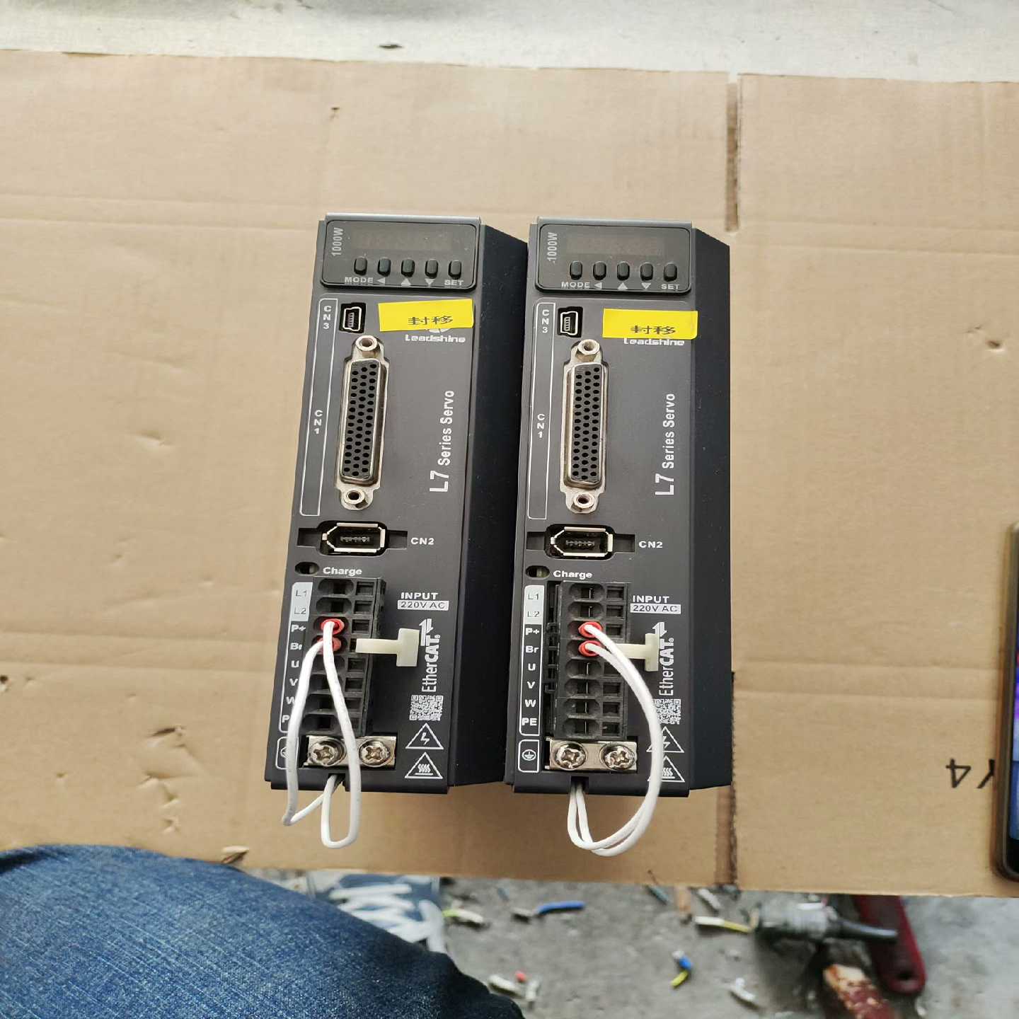 雷赛伺服驱动器，L7EC-1000，现货两台，口罩机拆机件，--议价