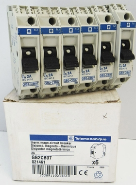 6xTelemecaniqueGB2CB07021461Therm.magn.circuitbreaker