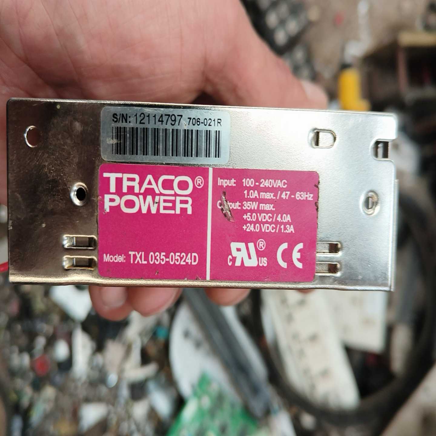 TRACOpOWER牌电源，型号TXL035-0524D询价