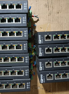寻IGSEE吉诺工业交换机GlE20055T共11个拆机物品