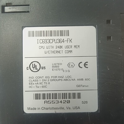 询价-GE模块IC693CPU364FK断脚