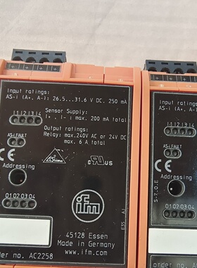 AC2258模块  德国IFM易福门AS-i模块 AC225【议价】