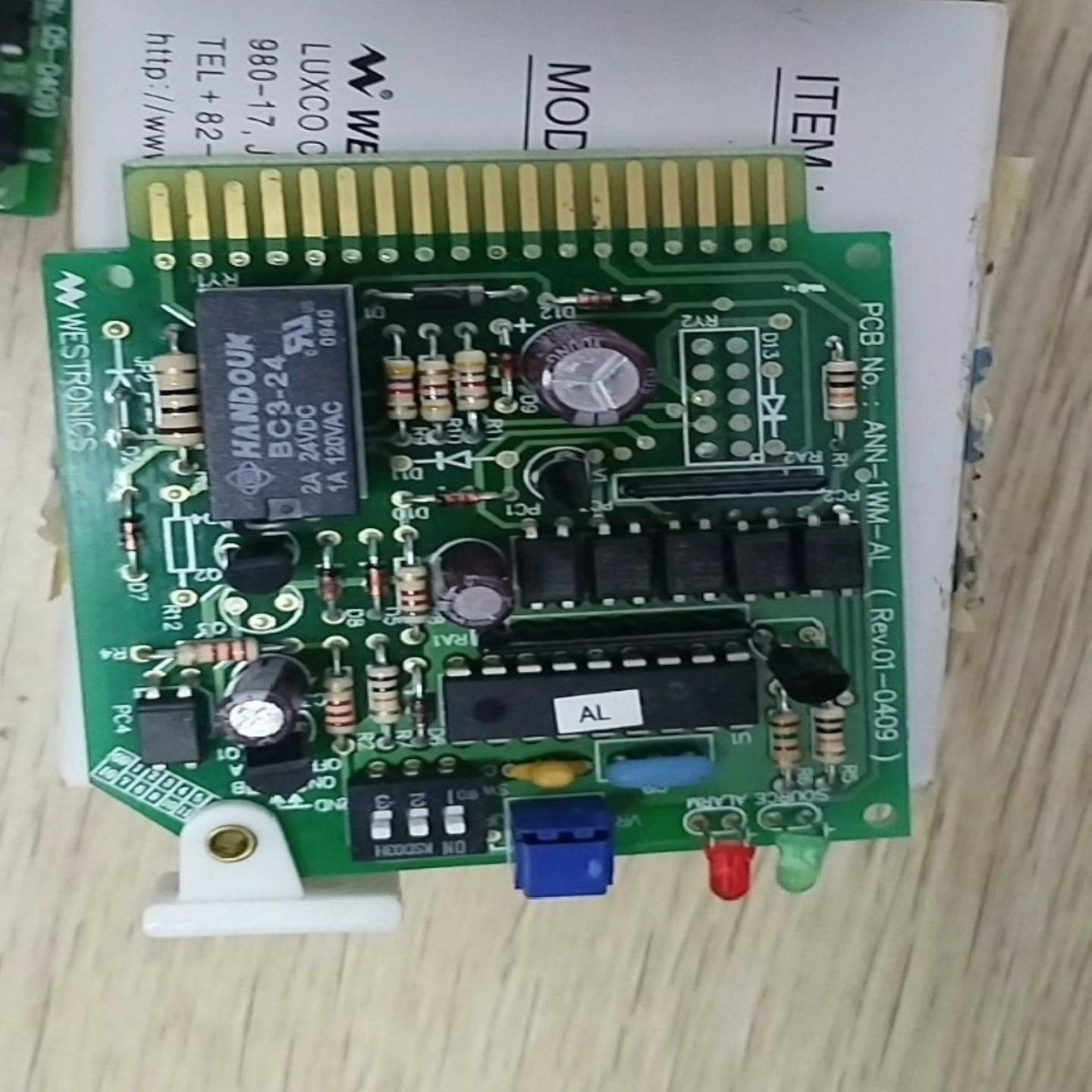 LUXCO报警PCB板型号ANN-1WM-ALRE--议价商品