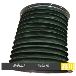 帆布风机软连接厂家供应伸缩通风软管防水耐高温除尘通风软连接