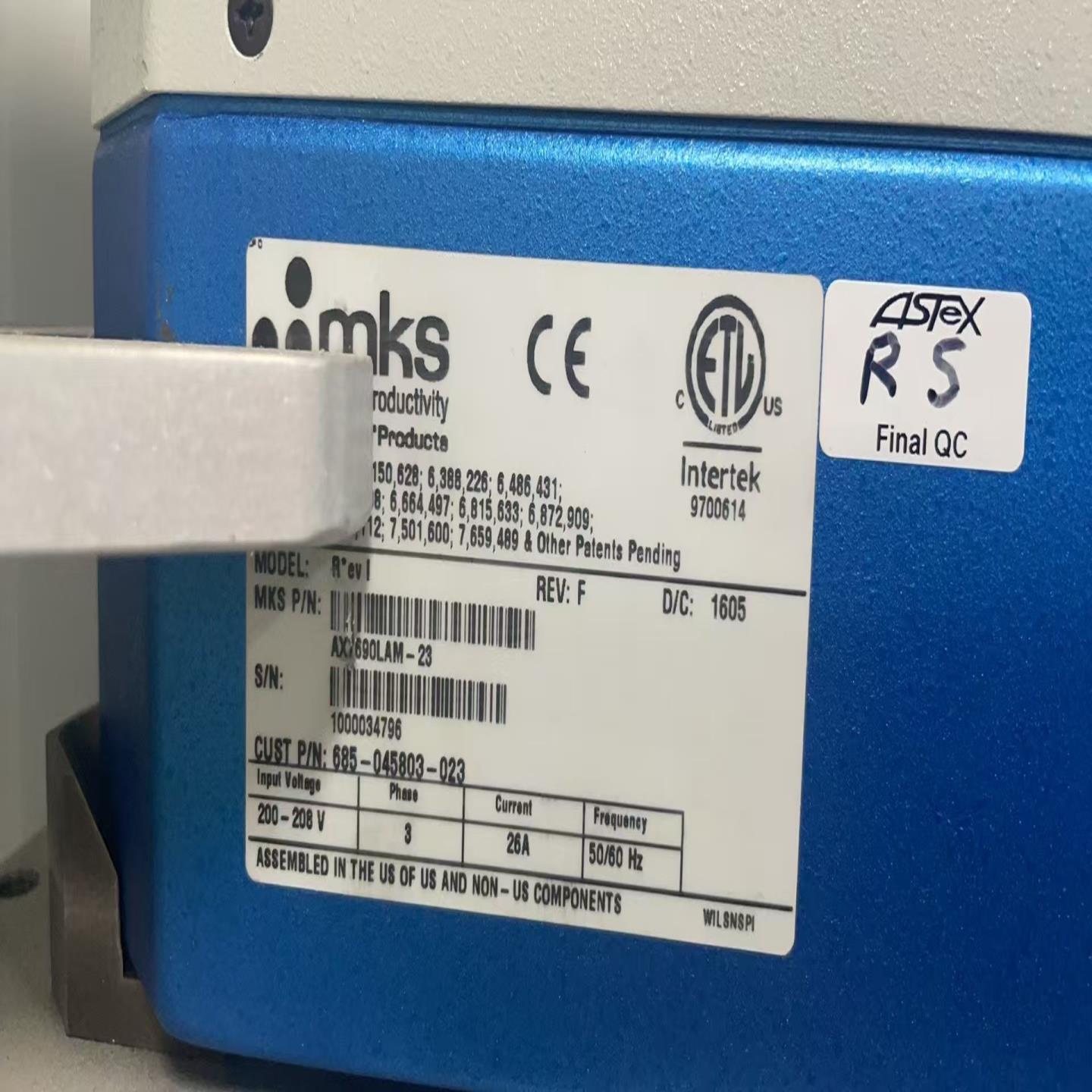 议价LAM机台腔体电源AX7690LAM-23