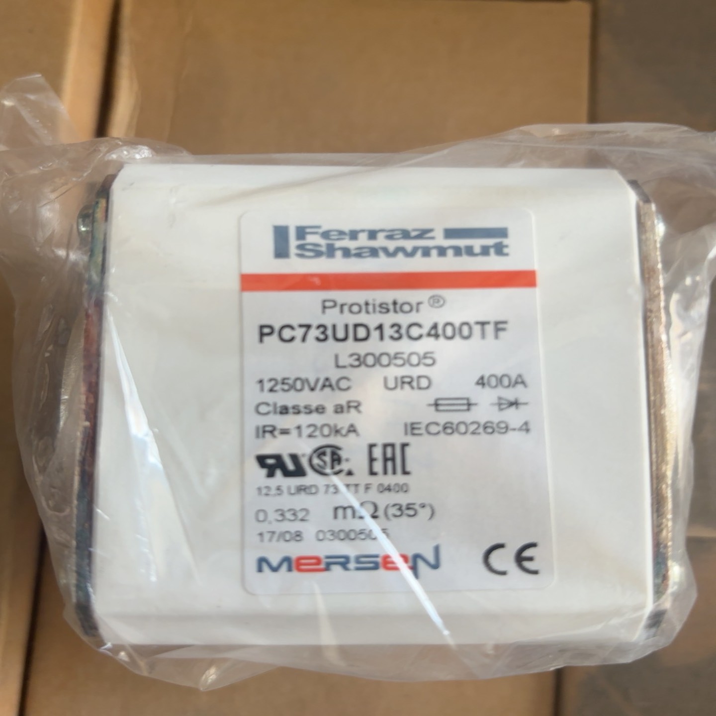 【请询价】全新正品法国罗兰熔断器PC73UD13C400TF1250