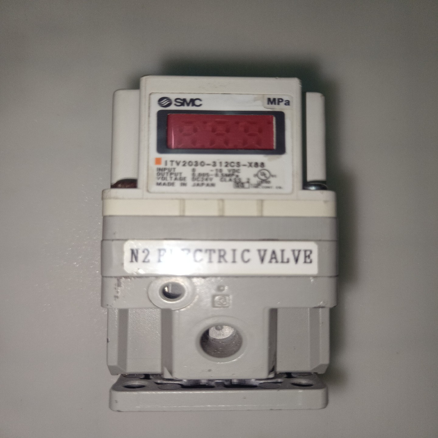 拆机正品SMC比例阀ITV2030-312CS-X88，功能--议价商品