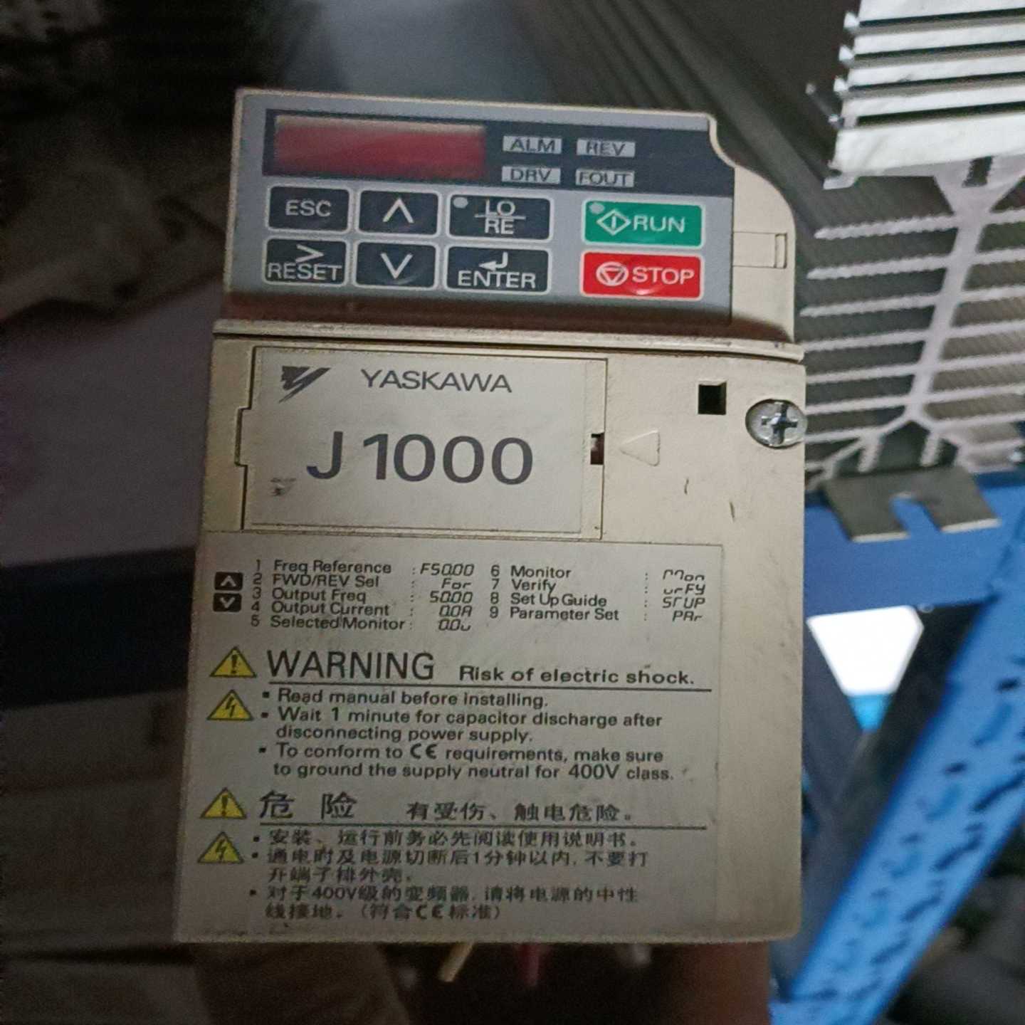安川J1000 200V 0.4KW变频器JBBA0003B~询价