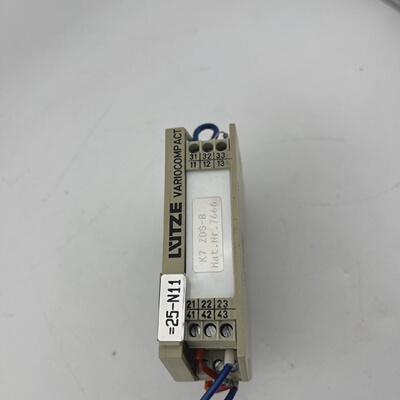 LUTZE VARIOCOMPACT K7 ZDSB RELAY MODUL 7666 USED  WORKING