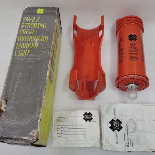 NEW ACR ELECTRONICS BUOY 3940.1 SM2 AUTOMATIC CREW OVERBOARD