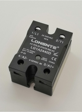 LG1A2440A蓝石LONSNTE固态继电器40A单相220VAC交流控交流可控硅
