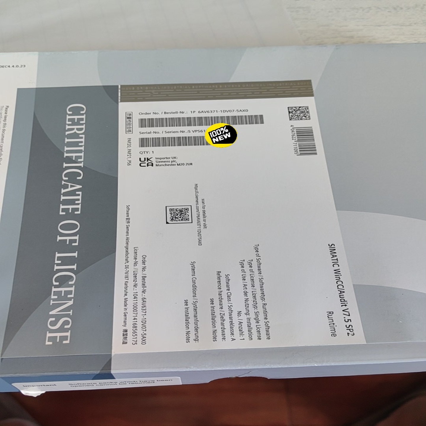 仅开封6AV6371-1DV07-5AX0实物拍摄放心;议价
