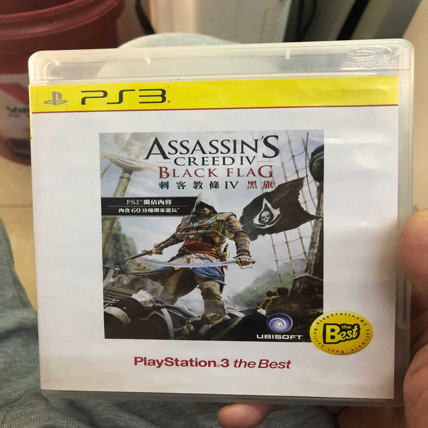 议价二手ps3刺客信条4黑旗中文名、刺客教條IV:黑旗、Ass