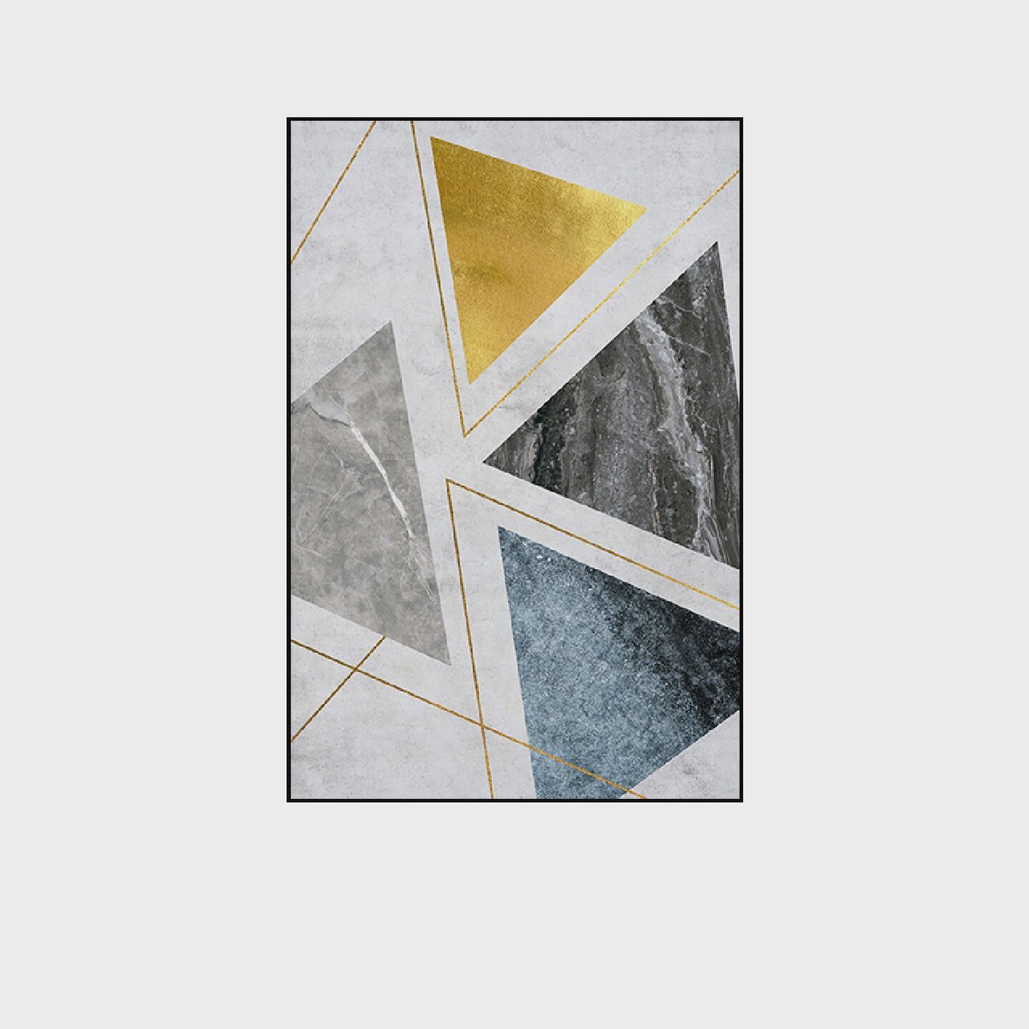 抽象几何图形装饰画餐厅玄关主卧室床头背景墙画挂画客厅沙发现代