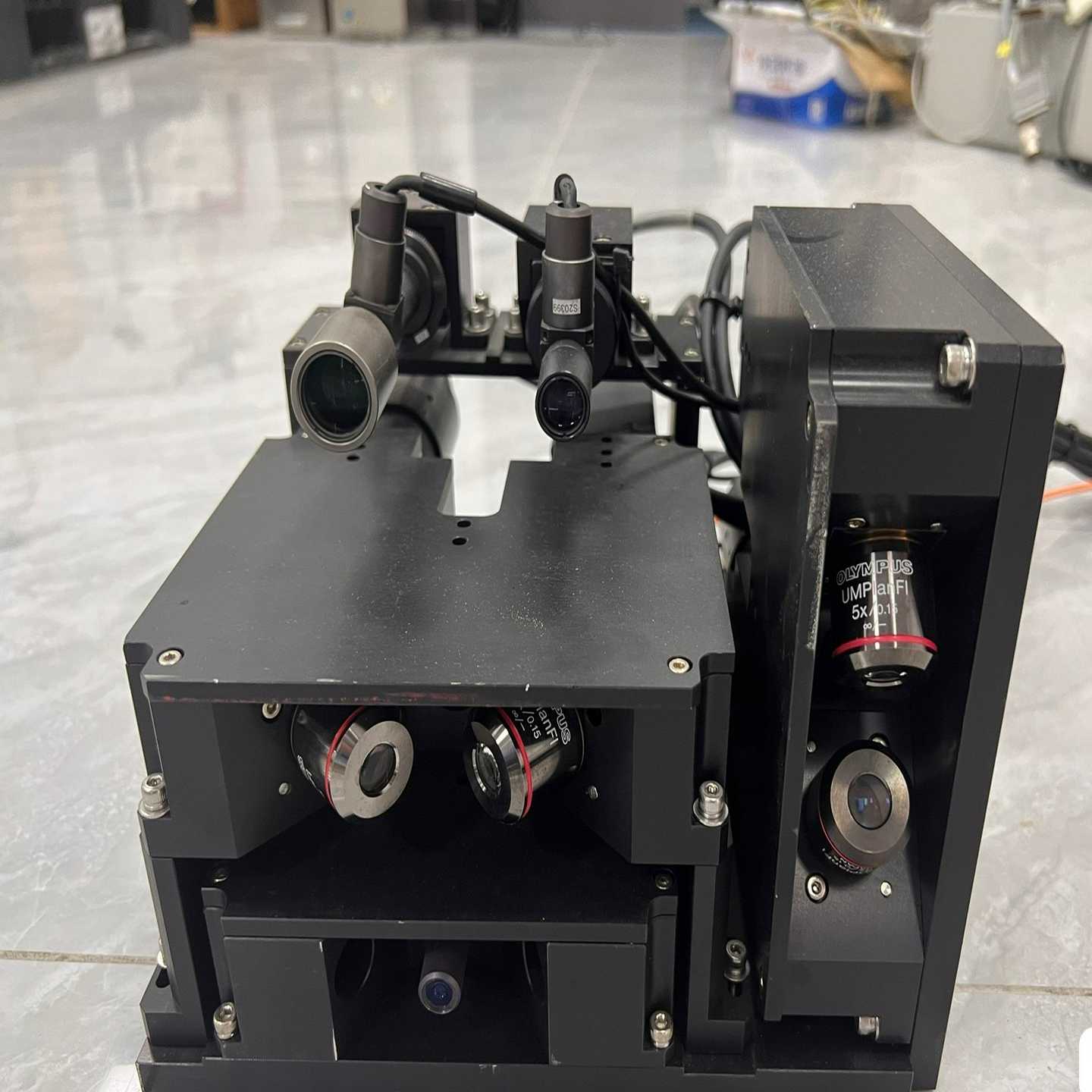 光学仪器设备，带多个奥林巴斯物镜，UMPlanFl5X/0--议价商品