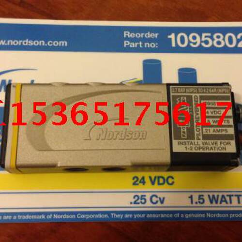 供应nordson美国诺信热熔胶机1095811电磁阀SOLENOID,SATURN 1095