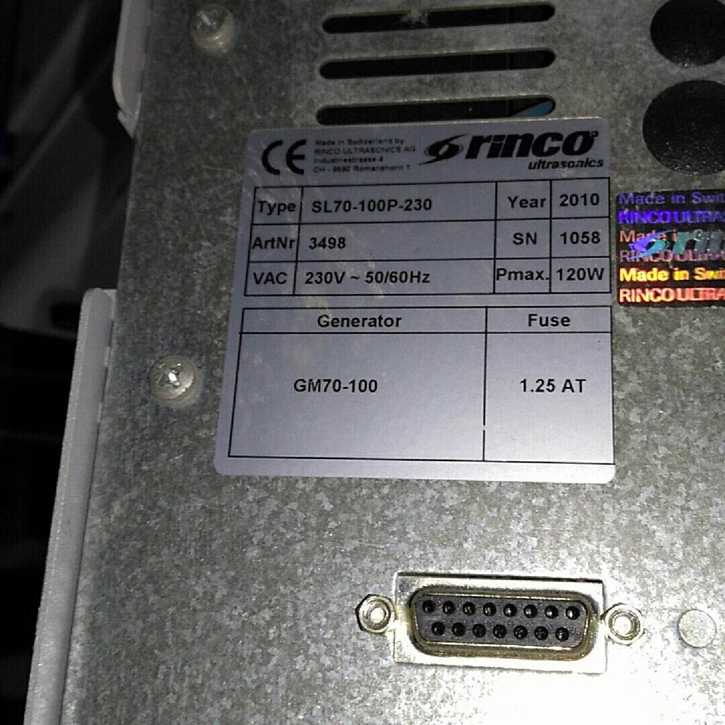 灵高超声波电箱70K Rinco GM70-100还剩2台,--议价商品