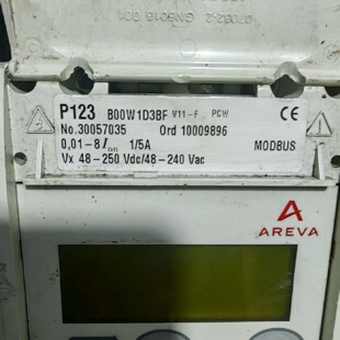 AREVA阿海珐MiCOM保护器型号P123B00W1D-询