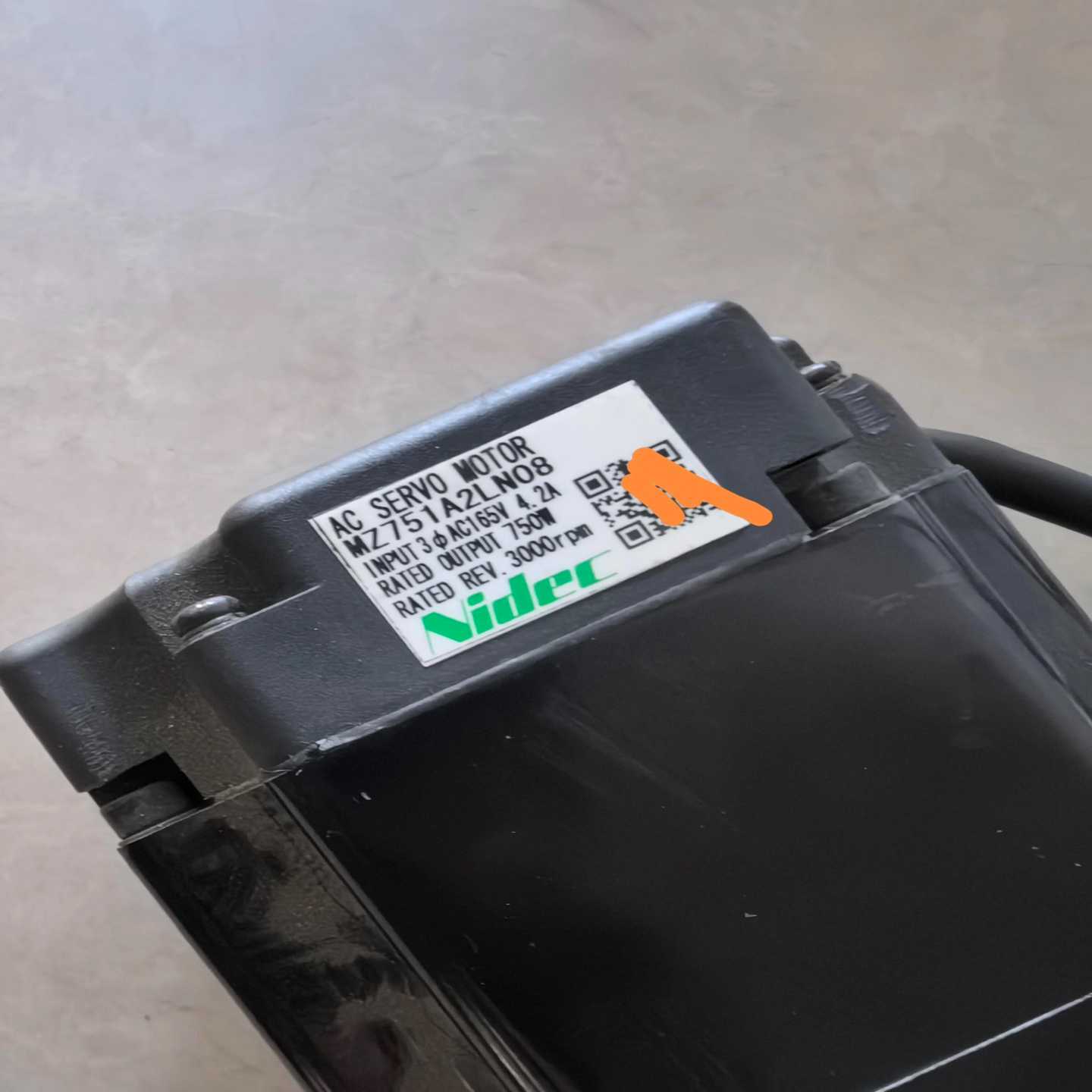 询价三协伺服电机MZ751A2LN08，750W功率，三相AC1