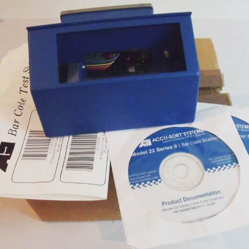 AS ACCUSORT Laser Bar Code Accessory Scanner 22II unusedOVP