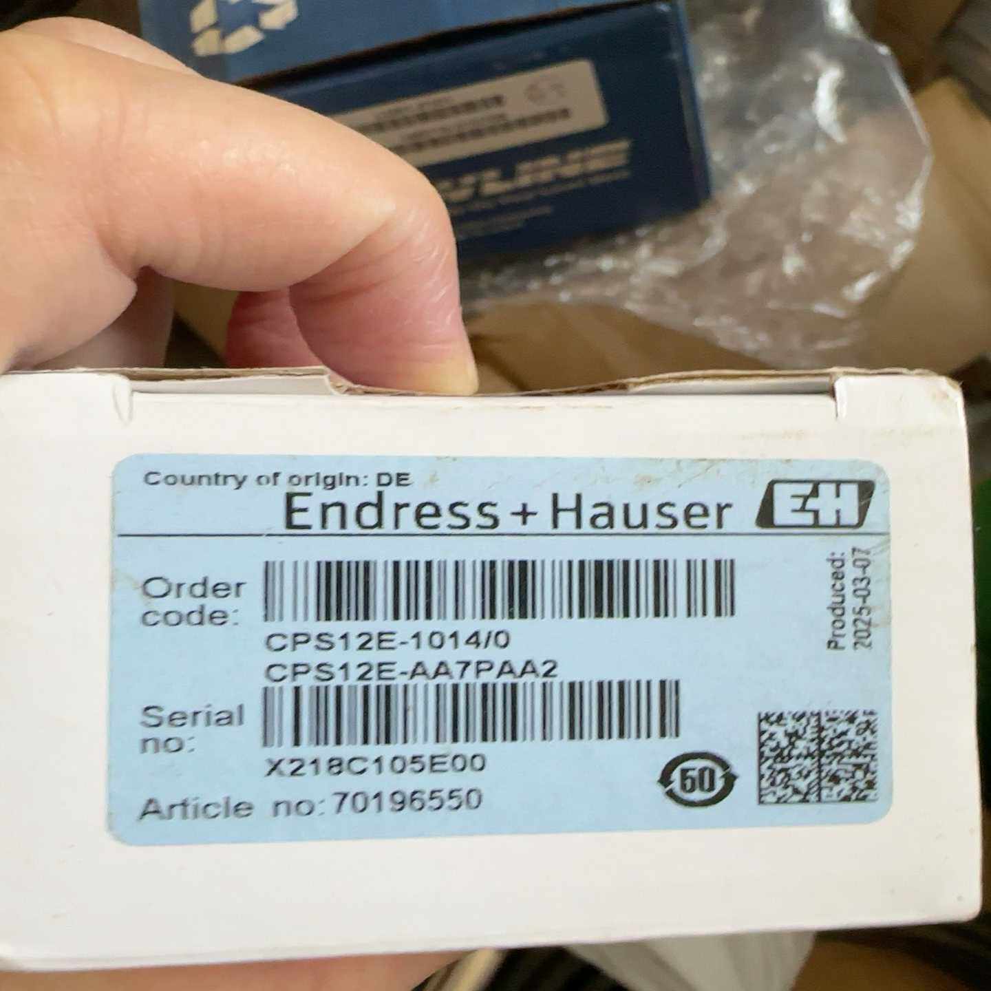 全新德国EH恩德斯豪斯电极，型号CPS12E-1014/0--议价商品