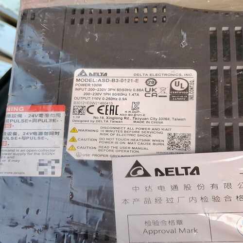 询价~台达ASD-B3-0121-E没包装