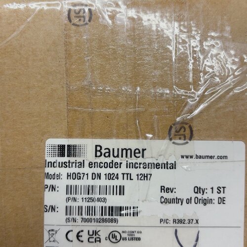 溢价-Baumer堡盟编码器HOG71DN1024TTL