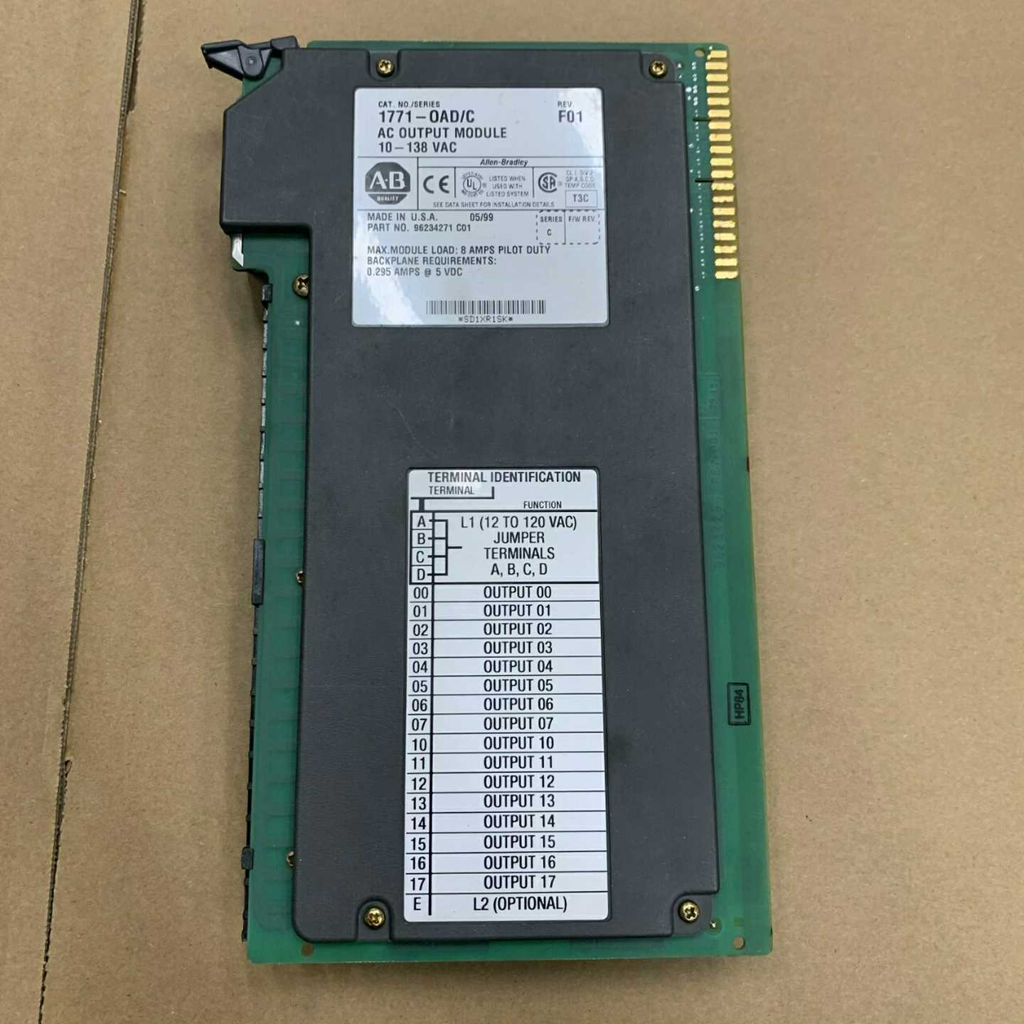 【议价】ABPLC(8-9新)1771-OAD/C适用