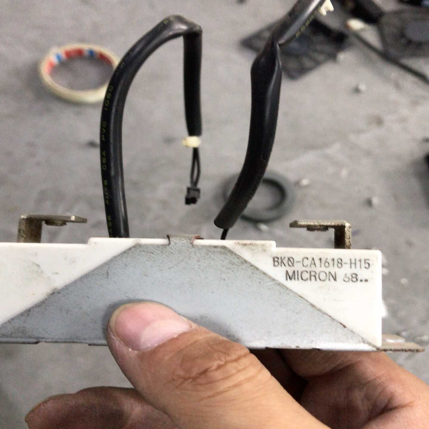 三菱变频器启动电阻BKO-CA1618-H15，拆机品，实物--议价商品