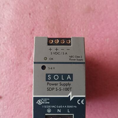 【询价】SOLA电源导轨式开关电源SDP5-5-100T适用