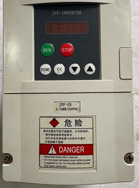 金惠JVFS5变频器0.75KW220VAC
