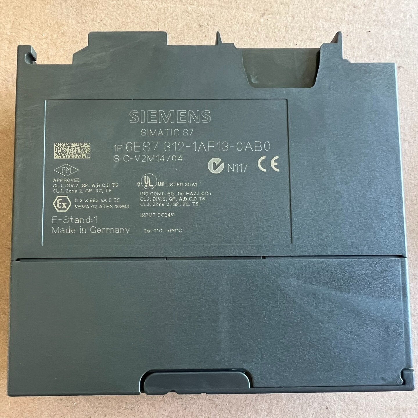 西门子6ES7  312-1AE13-0AB0实物图，成色如询价