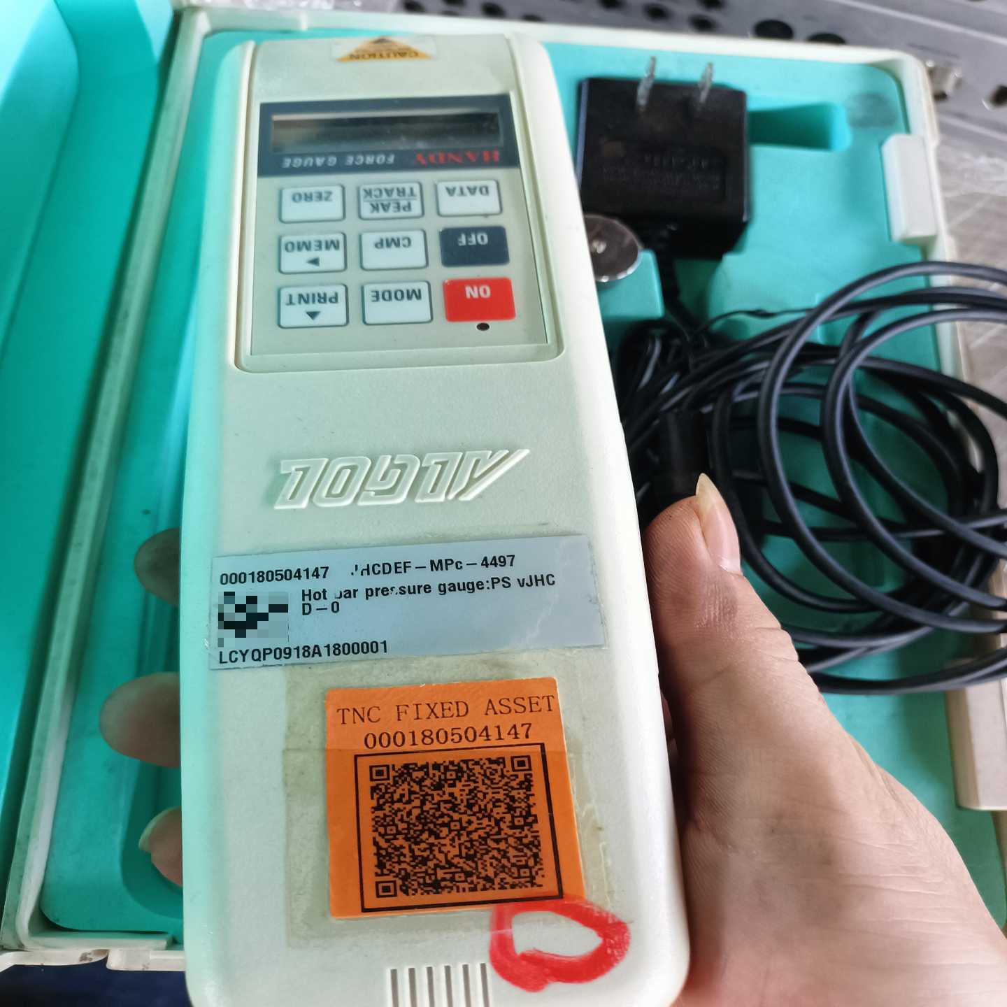 日本ALGOL艾固数显推拉力计PS，成色如图，适合工业测试使--议价