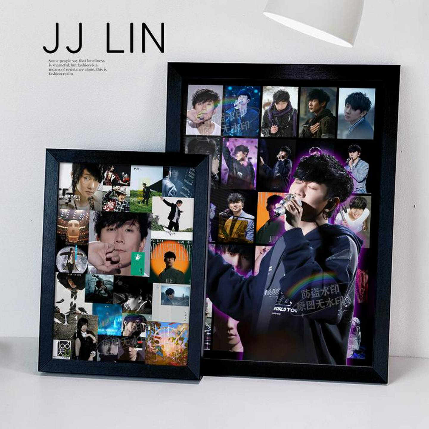 JJ林俊杰周边专辑CD风挂画相框新地球海报拼图桌面摆件生日礼物